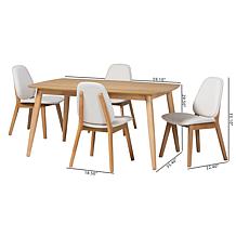 Wholesale Interiors Baxton Studio Jennica Dining Set 5 Piece