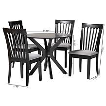 Wholesale Interiors Baxton Studio Lore Grey Dining Set