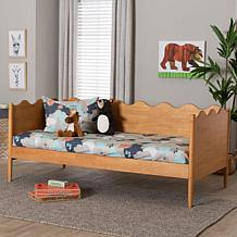 Wholesale Interiors Baxton Studio Malaya Oak Brown Twin Daybed