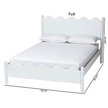 Wholesale Interiors Baxton Studio Malaya White Full Platform Bed