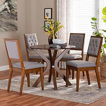 Wholesale Interiors Baxton Studio Mana Modern Wood 5-piece Dining Set