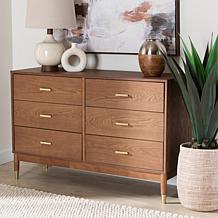 Wholesale Interiors Baxton Studio Mandolin Walnut Dresser