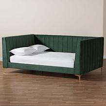 Wholesale Interiors Baxton Studio Oksana Velvet Full Daybed