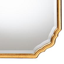 Wholesale Interiors Baxton Studio Pacino Gold Accent Wall Mirror
