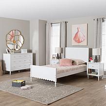 Wholesale Interiors Baxton Studio Roni White Full Bedroom Set