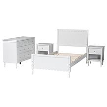Wholesale Interiors Baxton Studio Roni White Twin Bedroom Set