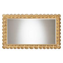 Wholesale Interiors Baxton Studio Vadim Antique Wood Frame Mirror