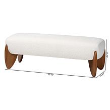 Wholesale Interiors Baxton Studio Vinicio Mid Century Accent Bench