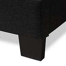 Wholesale Interiors Brookfield Charcoal Fabric Bed - Full