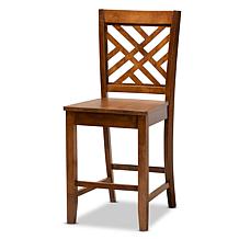 Wholesale Interiors Caron Walnut Wood 5PC Pub Set