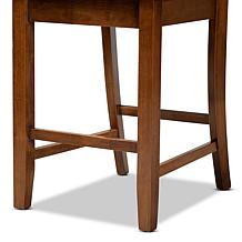 Wholesale Interiors Caron Walnut Wood 5PC Pub Set