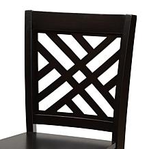 Wholesale Interiors Caron Wood 5PC Pub Set - Dark Brown