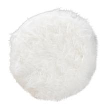 Wholesale Interiors Celia Faux Fur Upholstered Ottoman