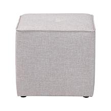 Wholesale Interiors Corinne Fabric Upholstered Ottoman
