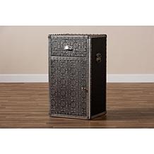 Wholesale Interiors Cosette Metal Floral Accent Cabinet
