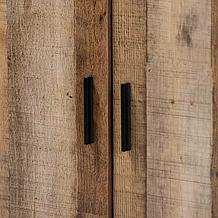 Wholesale Interiors Cyrille Wood 3-Door Shoe Cabinet