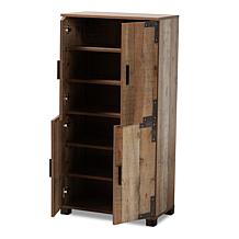 Wholesale Interiors Cyrille Wood 4-Door Shoe Cabinet