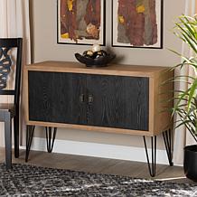 Wholesale Interiors Denali Wood and Metal Storage Cabinet