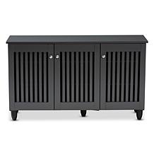 Wholesale Interiors Fernanda 3-Door Entryway Shoe Storage Cabinet