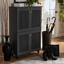Wholesale Interiors Fernanda 4-Door Entryway Shoe Storage Cabinet