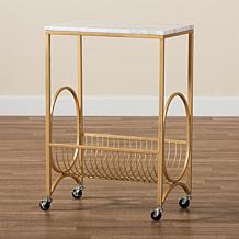 Wholesale Interiors Jacek Modern & Contemporary Wine Cart w/ Tabletop