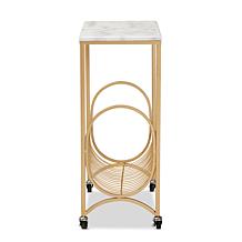 Wholesale Interiors Jacek Modern & Contemporary Wine Cart w/ Tabletop