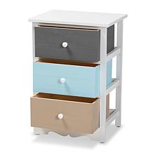 Wholesale Interiors Kalila Modern and Contemporary 3-Drawer Nightstand