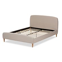 Wholesale Interiors Mia Fabric Upholstered King-Size Platform Bed