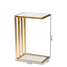 Wholesale Interiors Parkin Modern and Contemporary C-Shaped End Table