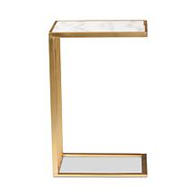 Wholesale Interiors Parkin Modern and Contemporary C-Shaped End Table