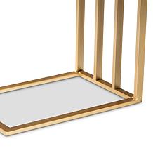 Wholesale Interiors Parkin Modern and Contemporary C-Shaped End Table