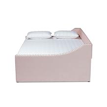 Wholesale Interiors Raphael Velvet Fabric Upholstered Full Size Daybed