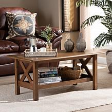 Wholesale Interiors Reese Rectangular Wood Coffee Table