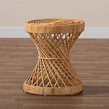 Wholesale Interiors Seville Natural Finished Rattan End Table