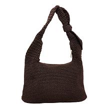 Wildflower Crochet Hobo Shoulder Bag