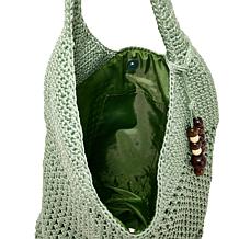 Wildflower Performance Crochet Bucket Boho Hobo Handbag