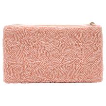 Wildflower San Tropez Beaded Cosmetic Coin Pouch