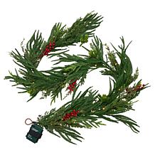 Winter Lane 6' Illuminated Holiday Garland