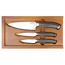 Wolfgang Puck 3 Forged Knives and Prep Board Cutlery Set