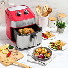 Wolfgang Puck 9.7-Quart Ceramic Nonstick Stainless Steel Air Fryer