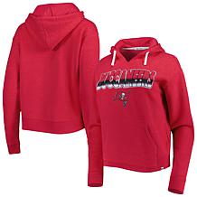 Women's '47 Red Tampa Bay Buccaneers Color Rise Kennedy Notch Neck ...
