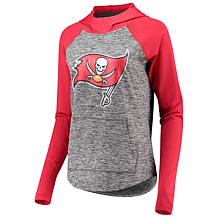 Women's G-III 4Her by Carl Banks Heathered Gray/Red Tampa Bay Bucca...