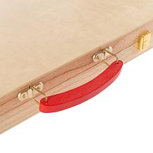 Wood Backgammon Board Game- Complete Set With Folding Board by Hey!...