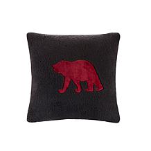 Woolrich Alton 4-pc Red/Black Plush to Sherpa Full/Queen Comforter Set