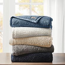 Woolrich Burlington Berber Navy Blanket - Full/Queen