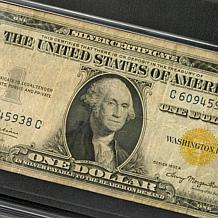 World War II Yellow Seal "North Africa" $1 Bill