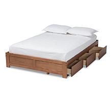 Wren 3-Drawer Queen Size Platform Storage Bed Frame