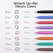 Writech Black and Multicolor Gel Pen Bundle - 0154