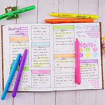 Writech Retractable Highlighter Bundle - Neon / Vintage