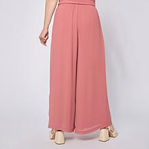 WynneCollection Chiffon Pleated Trousers